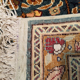 3'1" x 4'8"   Silk Turkish Kayseri Rug Angle View