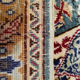 3'1" x 4'8"   Silk Turkish Kayseri Rug Back View