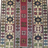 2'11" x 5'2"   Turkish Milas Rug Angle View