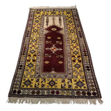 3'11" x 7'0"   Turkish Milas Rug Angle View