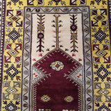 3'11" x 7'0"   Turkish Milas Rug Angle View