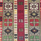 2'11" x 4'11"   Turkish Milas Rug Angle View