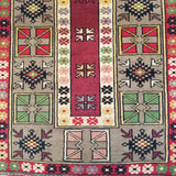 2'11" x 4'11"   Turkish Milas Rug Angle View