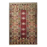 3'2" x 4'8"   Turkish Milas Rug Top View