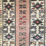 2'10" x 4'4"   Turkish Milas Rug Back View