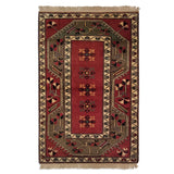 3'2" x 4'10"   Turkish Milas Rug Top View