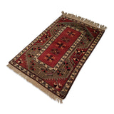 3'2" x 4'10"   Turkish Milas Rug Angle View