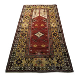 3'11" x 7'8"   Turkish Milas Rug Angle View