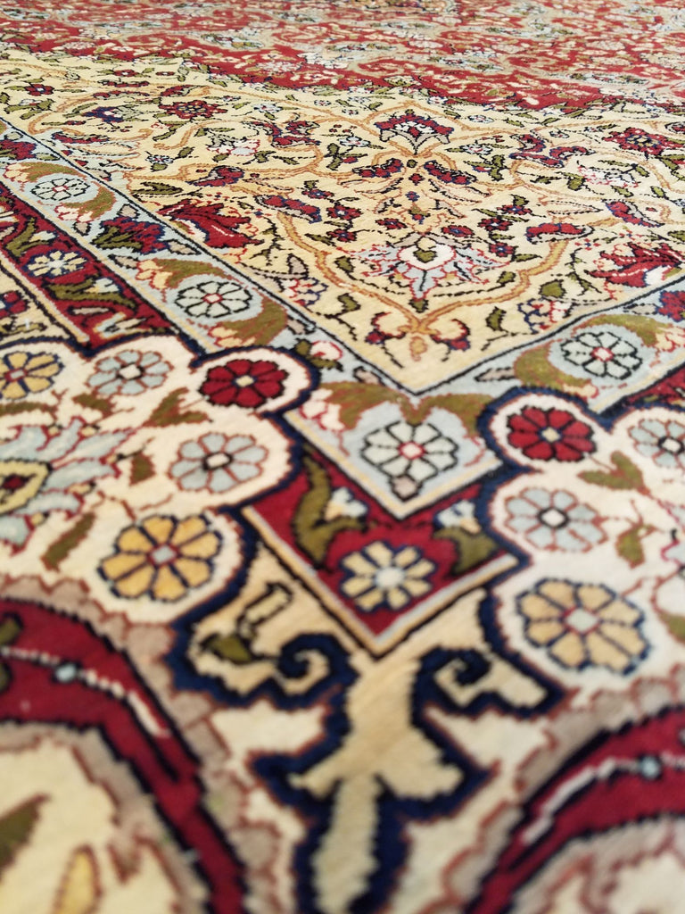 3' 11 x 6' 0 Silk Turkish Hereke Hand Knotted Rug – Rugshook