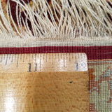 3'4" x 5'4"   Antique Silk Turkish Hereke Rug Angle View
